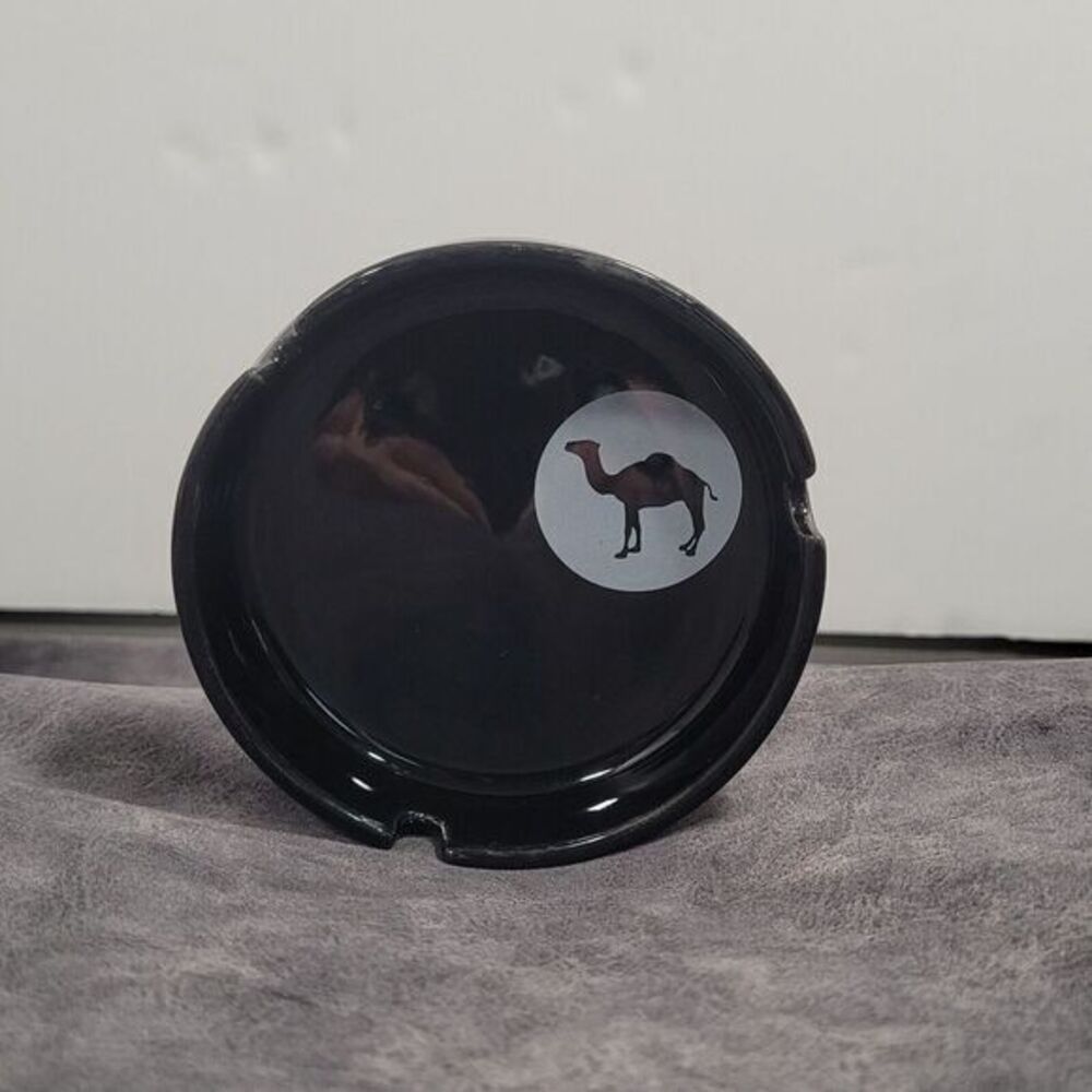 Vintage Joe Camel Cigarette Black RJ Reynolds Tobacco‎ Co Ashtrays 4" RJRTC